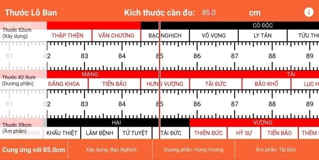 Lý giải thước lỗ ban theo khoa học kiến trúc và cách sử d... 3 thước lỗ ban, Nguồn gốc ý nghĩa của thước lỗ ban và cách đo chuẩn theo phong thủy