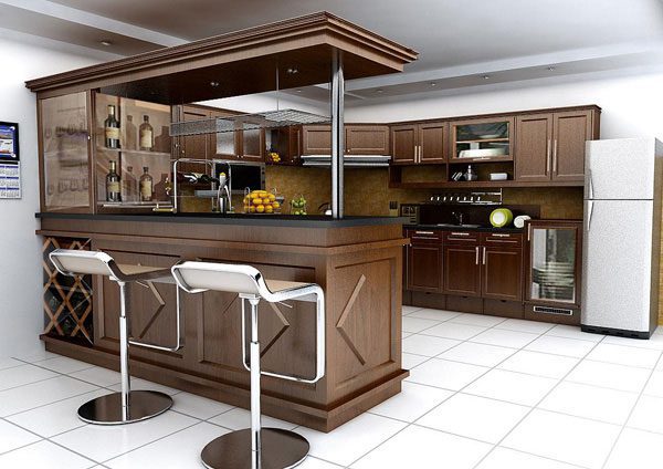 Kích thước quầy bar đẹp & bếp đúng tiêu chuẩn cho gi... 8 mẫu quầy bar cho gia đình