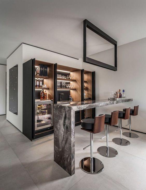 Kích thước quầy bar đẹp & bếp đúng tiêu chuẩn cho gi... 10 mẫu quầy bar gia đình đẹp