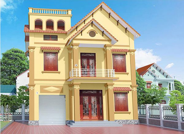 Màu sơn nhà đẹp cho người mệnh Kim