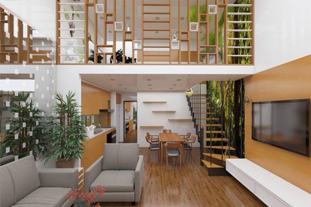 Top 10 Mẫu Nhà Cấp 4 Gác Lửng 200 Triệu Đẹp Miễn Chê 13 Nhà cấp 4 có gác lửng 200 triệu 5x12 2