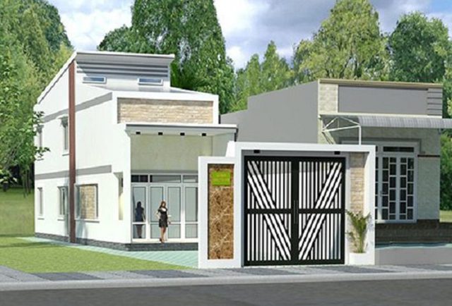 Top 10 Mẫu Nhà Cấp 4 Gác Lửng 200 Triệu Đẹp Miễn Chê 6 Nhà cấp 4 gác lửng 200 triệu mái bằng