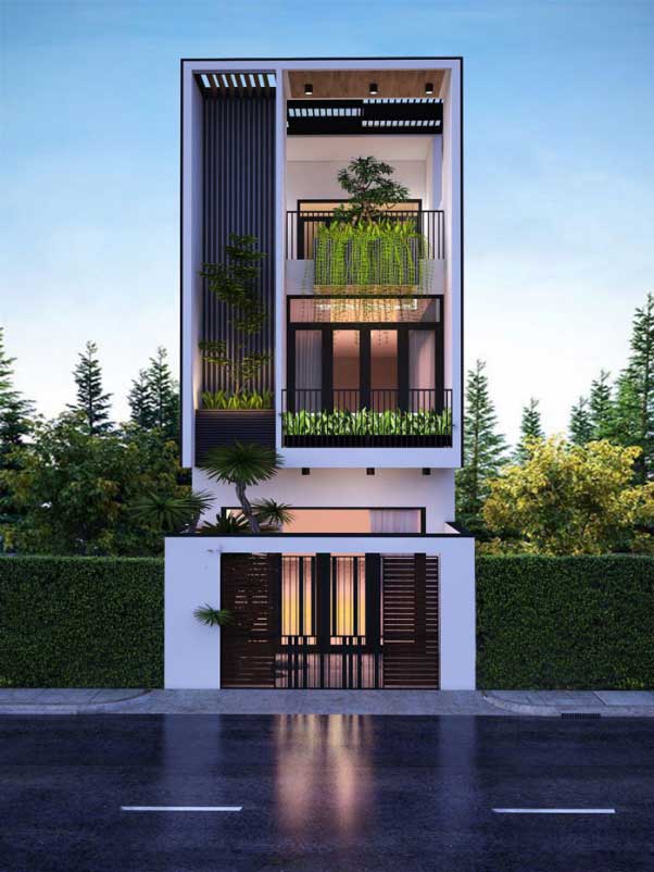Top 100 Mẫu Thiết Kế Nhà Đẹp Nhất SieuThiBanVe.Com 22 nha pho 3 tang dep11