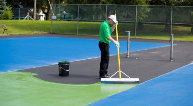 Quy Trình Thi Công Sân Tennis Tiêu Chuẩn, Bền Đẹp - Top 1... 5 Quy Trình Thi Công Sơn Sân Tennis