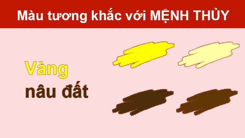 Màu vàng, nâu đất