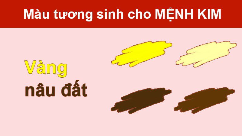 Màu vàng, nâu đất Màu vàng, nâu đất