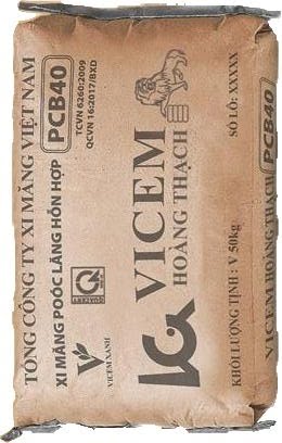 Xi măng Vicem Hoàng Thạch PCB40 1V 1 Xi măng Vicem Hoàng Thạch PCB40 1V