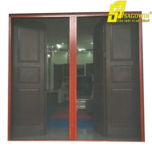 Cửa đi Rèm kết hợp cửa lưới hệ 40 - m2 1 Cửa đi Rèm kết hợp cửa lưới hệ 40 - m2