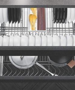 Giá xoong nồi đa năng inox 304 nan dẹt cánh mờ 800 - Cái