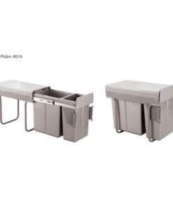 Thùng rác đôi gắn cánh, ray giảm chấn 300 - Cái