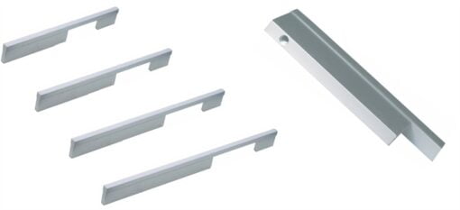 Tay nắm lệch nhôm nguyên khối 256 - Cái 1 Tay nắm lệch nhôm nguyên khối 256 - Cái