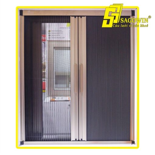 Cửa đi Rèm kết hợp cửa lưới hệ 40 - m2 1 Cửa đi Rèm kết hợp cửa lưới hệ 40 - m2