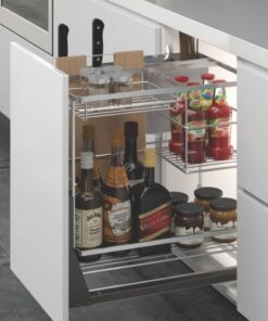 Giá gia vị inox mờ nan dẹt 350 - Cái