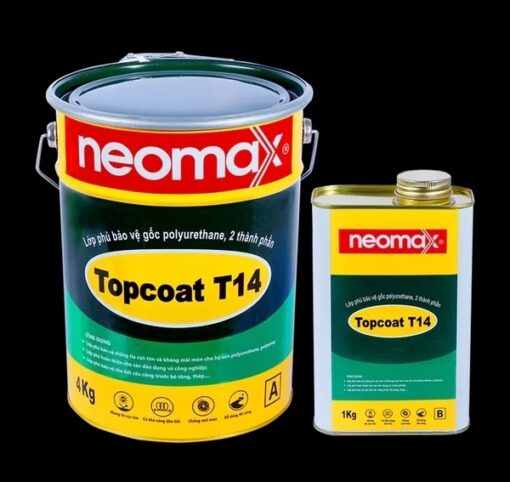 NEOMAX TOPCOAT T14 - Lớp phủ bảo vệ gốc polyurethane, (Chống tia cực tím, kháng mài mòn, bền màu, tăng giá trị thẩm mỹ cho công trình ). - 5kg/bộ 1 NEOMAX TOPCOAT T14 - Lớp phủ bảo vệ gốc polyurethane, (Chống tia cực tím, kháng mài mòn, bền màu, tăng giá trị thẩm mỹ cho công trình ). - 5kg/bộ