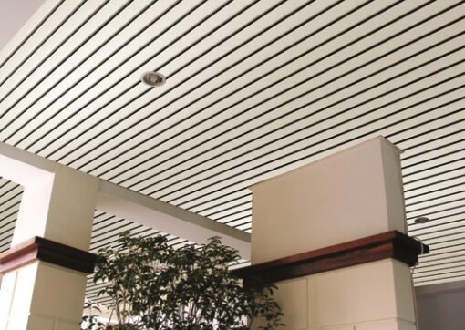 Tấm Trần hợp kim nhôm C85 khổ 85 mm. Chiều dài tấm Max 12 m - m2