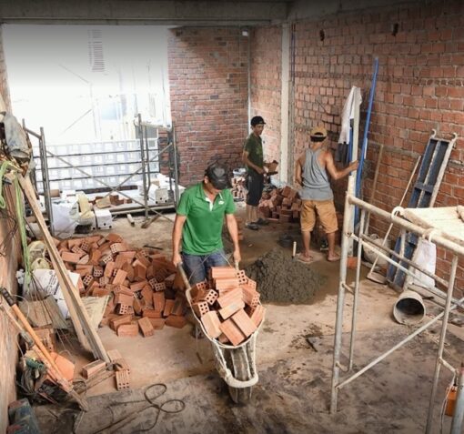 Nhân Công Xây Dựng Phần Thô - m2