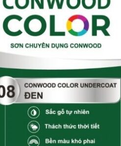 CONWOOD COLOR UNDERCOAT 08 ĐEN 5KG - Thùng