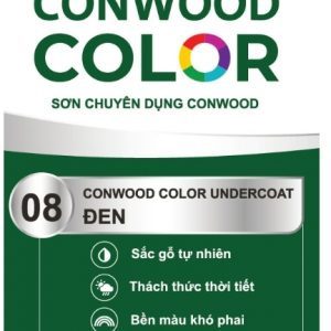 CONWOOD COLOR UNDERCOAT 08 ĐEN 5KG - Thùng
