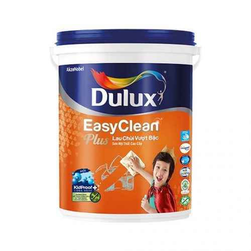 Sơn nước nội thất cao cấp DULUX EASYCLEAN LAU CHÙI VƯỢT BẬC Bề mặt Mờ - 74A(*) - 5L