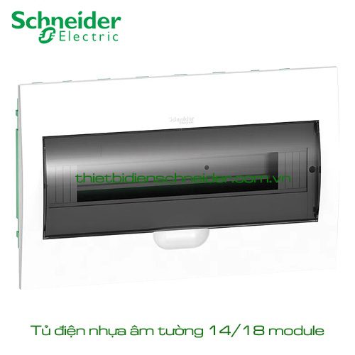 Tủ điện nhựa âm tường 14/18 Module - cái