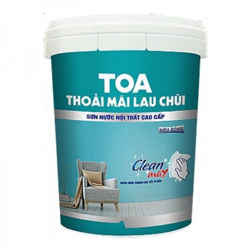 TOA Thoải Mái Lau Chùi Siêu Bóng - 5L 1 TOA Thoải Mái Lau Chùi Siêu Bóng - 5L