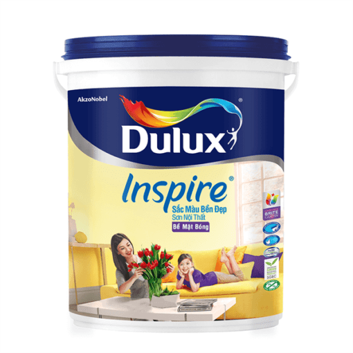 Sơn nước nội thất DULUX INSPIRE Bề Mặt Bóng - 39AB - 18L 1 Sơn nước nội thất DULUX INSPIRE Bề Mặt Bóng - 39AB - 18L