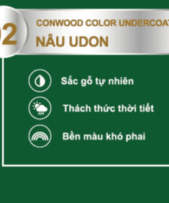 CONWOOD COLOR UNDERCOAT 02 NÂU UDON 5KG - Thùng