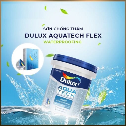Sơn chống thấm (Màu) DULUX AQUATECH FLEX - W759 - 6kg 1 Sơn chống thấm (Màu) DULUX AQUATECH FLEX - W759 - 6kg