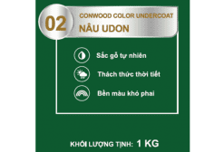 CONWOOD COLOR UNDERCOAT 02 NÂU UDON 1KG - Lon