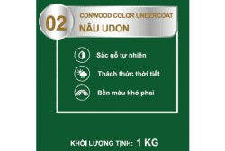 CONWOOD COLOR UNDERCOAT 02 NÂU UDON 1KG - Lon