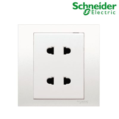 Bộ ổ cắm Đôi 2 chấu 10A - cái