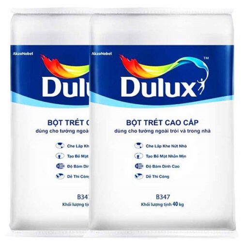 Bột trét cao cấp trong nhà DULUX - B347 - 40kg