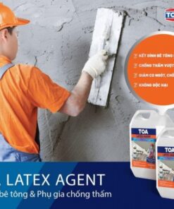 TOA Latex Agent (Kết nối bê tông và Phụ gia chống thấm) - 5L