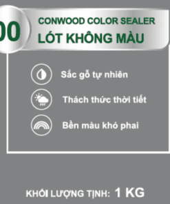 CONWOOD COLOR SEALER 00 LÓT KHÔNG MÀU 1KG - Lon