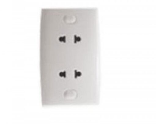 Bộ ổ cắm Đôi 2 chấu 16A - cái