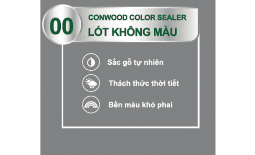 Sơn Conwood EuroSmart lót không màu - Thùng