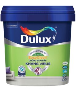 Sơn nước nội thất cao cấp DULUX EASYCLEAN CHỐNG BÁM BẨN KHÁNG VIRUS Bề mặt Mờ - E016M - 1L