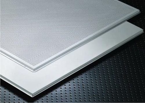 Tấm trần Clip In 600 x 600 đục lỗ được làm từ nhôm hợp kim. - m2 1 Tấm trần Clip In 600 x 600 đục lỗ được làm từ nhôm hợp kim. - m2
