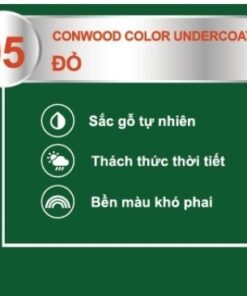 CONWOOD COLOR UNDERCOAT 05 ĐỎ 5KG - Thùng