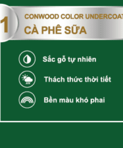 CONWOOD COLOR UNDERCOAT 01 CÀ PHÊ SỮA 5KG - Thùng