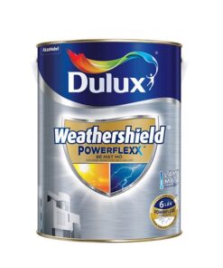 Sơn nước ngoại thất cao cấp DULUX WEATHERSHIELD POWERFLEXX. Mờ - GJ8 - 5L