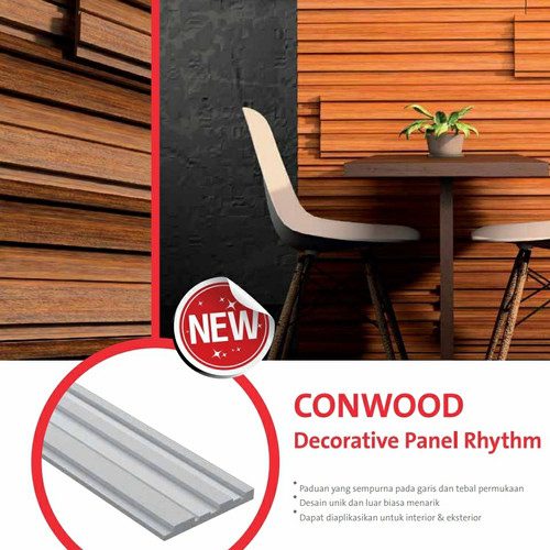 CONWOOD DECORATIVE PANEL RHYTHM (16mm x 200mm x 3050mm) - Thanh