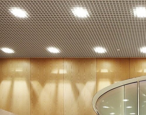 Trần Caro Grid 100x100 được làm từ nhôm hợp kim - m2 1 Trần Caro Grid 100x100 được làm từ nhôm hợp kim - m2