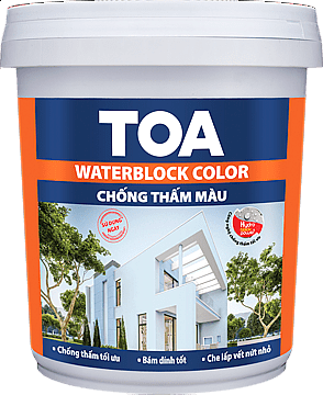 TOA VVaterBlock Color - Chống Thấm Màu (Chống thấm một thành phần) - 6Kg 1 TOA VVaterBlock Color - Chống Thấm Màu (Chống thấm một thành phần) - 6Kg