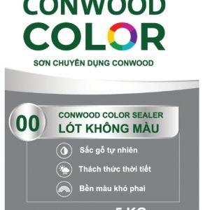 CONWOOD COLOR SEALER 00 LÓT KHÔNG MÀU 5KG - Thùng