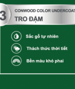 CONWOOD COLOR UNDERCOAT 03 TRO ĐẬM 5KG - Thùng
