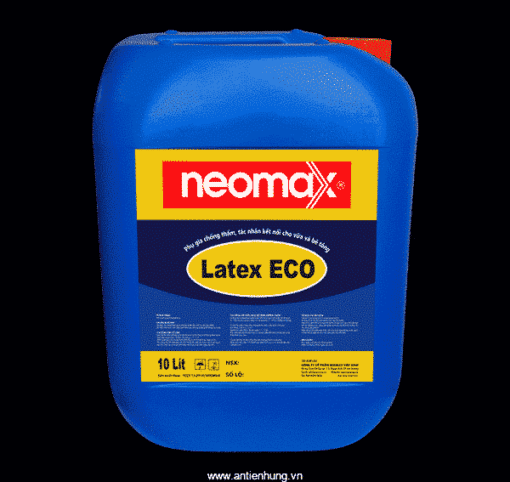 NEOMAX LATEX ECO - Phụ gia chống thấm tác nhân kết nối cho vữa và bê tông dành riêng cho vữa và bê tông (Nhằm nâng cao khả năng chống thấm, chống nứt, chống ăn mòn và tăng cường khả năng kết dính ). - 10 lít /can 1 NEOMAX LATEX ECO - Phụ gia chống thấm tác nhân kết nối cho vữa và bê tông dành riêng cho vữa và bê tông (Nhằm nâng cao khả năng chống thấm, chống nứt, chống ăn mòn và tăng cường khả năng kết dính ). - 10 lít /can
