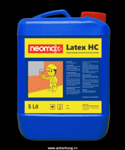 NEOMAX LATEX HC - Phụ gia chống thấm, tác nhân kết nối cho vữa và bê tông (Nhằm nâng cao khả năng chống thấm, chống nứt, chống ăn mòn và tăng cường khả năng kết dính ). - 5 lít /can