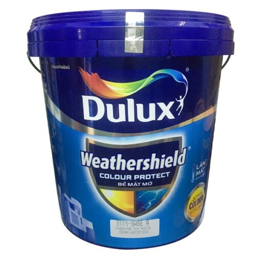 Sơn nước ngoại thất cao cấp DULUX WEATHERSHIELD COLOUR PROTECT Bề Mặt Mờ - E015 - 5L 1 Sơn nước ngoại thất cao cấp DULUX WEATHERSHIELD COLOUR PROTECT Bề Mặt Mờ - E015 - 5L