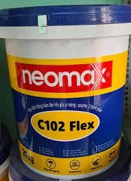 NEOMAX C102 - FLEX - Hợp chất chống thấm gốc xi măng - Polyme 2 thành phần (Có tính đàn hồi tốt, khả năng bám dính tuyệt vời và có khả năng che phủ các vết nứt ). - 20kg/thùng
